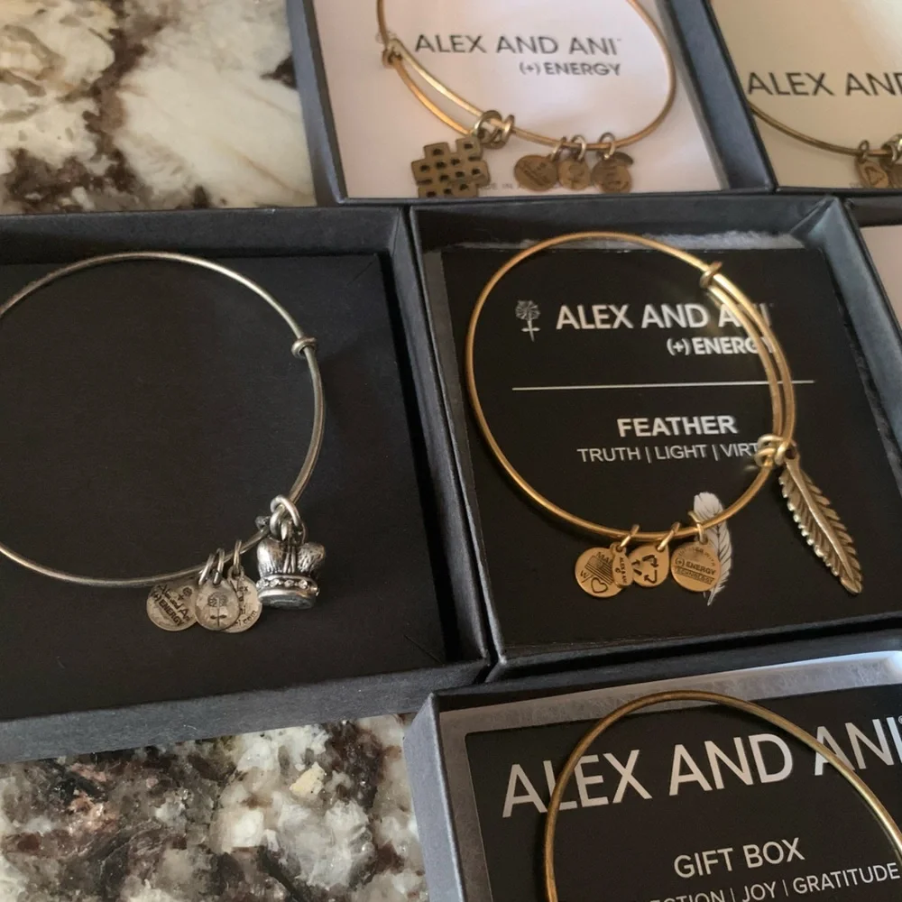 Vintage Alex and Ani Bangles, Set of 8, 2004 - Picture 8 of 14